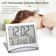 Temperature Display Digital LCD Thermometer Clock Outdoor Indoor Decoration Tool