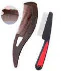 Dandruff Comb Fine Tooth Scalp Detox Comb Lice for Women, Men & Kids Stainless S