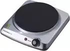 Portable Electric Single Hot Plate Cook Top Cooker Hotplate Cooktop Stove Carava