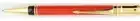 Parker Duofold Ballpoint Pen Orange & Gold Accents New In Box
