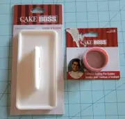 Cake Boss Brand: Fondant Smoother & Fondant Rolling Pin Guides - New & Free Ship