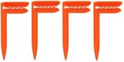 4 ALAZCO Anchor Stakes Clamps - Picnic Blanket Beach Towel Holders on Sand or...