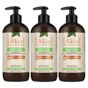 3x Akin Antibacterial Purifying Hand Wash 500ml