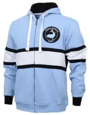 Cronulla Sharks 2024 NRL Mens Retro Zip Hoodie Sizes S-5XL BNWT