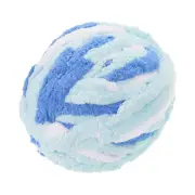Chunky Yarn, 1Pcs Polyester Blanket Yarn for Crocheting Scarf Hats (Mixed Blue)
