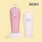 【WOKY 沃廚】SANRIO聯名_二代渾圓杯750ML-附彈跳吸管(HELLOKITTY/大耳狗/隨行杯/冰壩杯/吸管杯/保溫瓶)