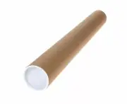 10 - 2" x 20" Cardboard Mailing Shipping Tubes w/ End Caps