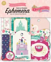 Echo Park Once Upon A Time Ephemera Tags & Frames New! Princess,Castle
