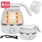 Travel Kettle Portable Camping Mini Water Electric Kettle + Cup, Temp Control