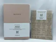 LH Agenda - Meeting Notebook - Blush - 148 Pages + Essentials Stickers & Tabs