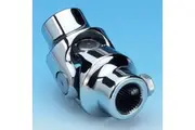 Borgeson Polished Stainless Steel Single Needle Bearing Universal Joint 3/4"DD x 1"DD - Spline x Spline BOR124952