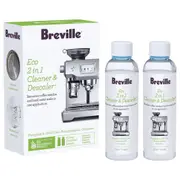 2pc Breville 120ml 2-in-1 Eco Liquid Cleaner/Descaler f/ Coffee Machines/Kettle