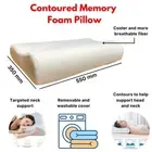 Ador Memory Foam Pillow Neck Pillows Contour Rebound Cushion Support Soft Moulds