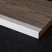 L Molding Stainless Steel Corner Guards, 3pcs 0.9m Metal Protector Strips,for Wall Cabinet Baseboard Protection and Decoration(Porcelain White,30mmx30mm)