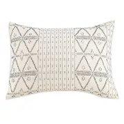 Lemieux Et Cie Geo Tick Cotton Sham, King