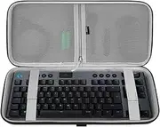 Geekria TKL Keyboard Case, Hard Shell Travel Carrying Bag for 80% / 87 Keys Mechanical Gaming Keyboard, Compatible with Logitech G915 TKL, G PRO Keyboard/G PRO X (Extra Space)