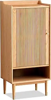 MIUZ 5 Layer Solid Oak Shoe Storage Cabinet Organiser Rack