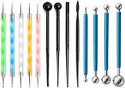 13 Piece Ball Stylus Dotting Tools Clay Sculpting Tools for Rock Painting, Clay Pottery Modeling Design Embossing Nail