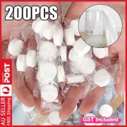 200 PCS Disposable Cotton Compressed Washcloth Face Towel Wet Wipe Travel AU