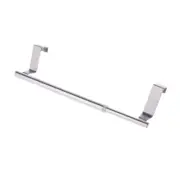 Metal Towel Bar Single Rod Telescopic Bath Towel Hand Towel Shelf Holder Supply