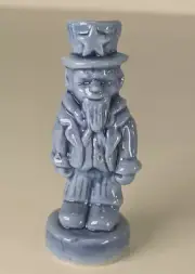 Red Rose Tea Wade Whimsies Blue Uncle Sam Figurine Calendar Series July England