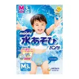 在飛比找遠傳friDay購物優惠-【滿意寶寶】MOONY玩水褲(男孩款) 24片/箱購 (M/