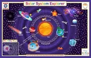 Tot Talk Solar System Educational Placemat for Kids