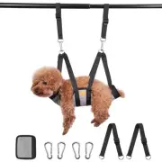 Ownpets Pet Grooming Hammock, Dog Grooming Hammock with Carabiners, Breathabl...
