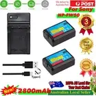 2 NP-FW50 Battery /Charger USB TypeC for SONY Alpha A7 A7R A7S A5000 A6000 NEX-3