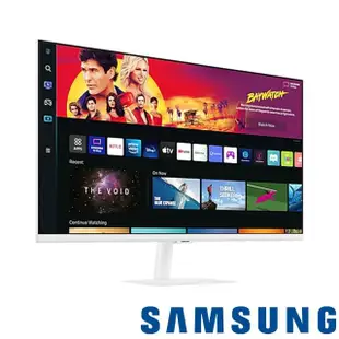 【SAMSUNG 三星】S32BM703UC M7 32型 VA 4K 智慧聯網螢幕-白色(Type-C/HDR/內建喇叭)