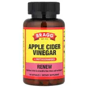 Bragg, Renew, Apple Cider Vinegar + Phytoceramides, 90 Capsules