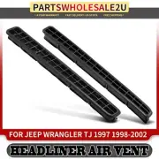 2pcs Left & Right Side Hard Top Exhauster Vent for Jeep Wrangler TJ 1997-2002