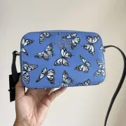 Kate Spade Staci Butterfly Sky Printed Mini Camera Bag Blue Multi KB521