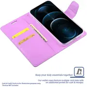 iPhone 13 Pro Compatible Case Cover With Sonata Diary - Black