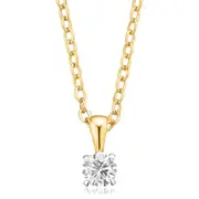 Celebration Celebrations 9ct Yellow Gold 0.25 CT Lab Grown Diamond Pendant