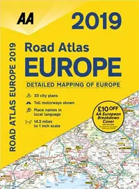 在飛比找三民網路書店優惠-2019 Road Atlas Europe 2019
