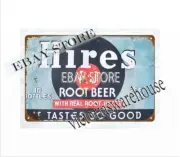 soda fountains root beer tin sign room auto garage decor stores