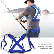 Adjustable Fishing Vest Belt Fighting Shoulder Harness Sea Fishing Rod Holder