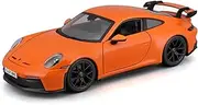 Die-cast 1:24 for Porsche 911 GT3 Classic Luxury Sports Car Alloy Car Model Diecast Miniature Vehicle Model Exquisite Present Miniature Vehicle(Orange)