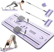 Pilates Board Reformer Set - Foldable Reformer Machine, 4 in 1 Multifunctional Core Exercise Equipment, Portable Full-Body Toning Workout for Home and Studio Use