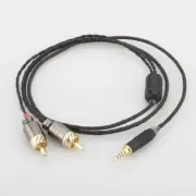 HIFI TRRS Balanced 2.5mm to 2 RCA Male Cable For Cayin N5 Iriver AK240 AK380