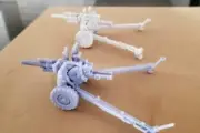 American M2A1 105 mm Howitzer - Great for Table Top War Games - 28 mm scale