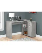 Monarch Specialties 46in Grey Computer Desk