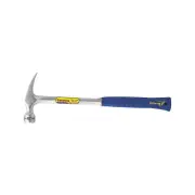 Estwing Framing Hammer, Steel Head, Straight Nylon/Steel Handle, 16 In