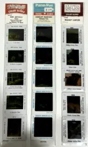 Vintage 35mm 2x2 slides photo Tourist Souvenir Strips Southwest United States
