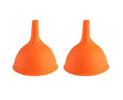 kitchen household soy sauce liquid integrated funnel long-neck funnel - orange
