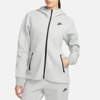 在飛比找momo購物網優惠-【NIKE 耐吉】休閒連帽外套_女_灰色_AS W NSW 