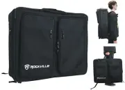Rockville BP-MIX2621 Semi Rigid Padded Mixer Bag Fits Mackie ProFX22v3