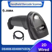 Zebra DS4608-XD40007VZCN 2D Corded Handheld Barcode Scanner Reader w/ USB Cable