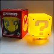 Suitable for Super,Mar,io Charging Night Light Square Brick Desktop USB Induction Night Light Block Brick Table Lamp Bedside Lamp As Gifts for Kids and Fans(with USB Power Cable)